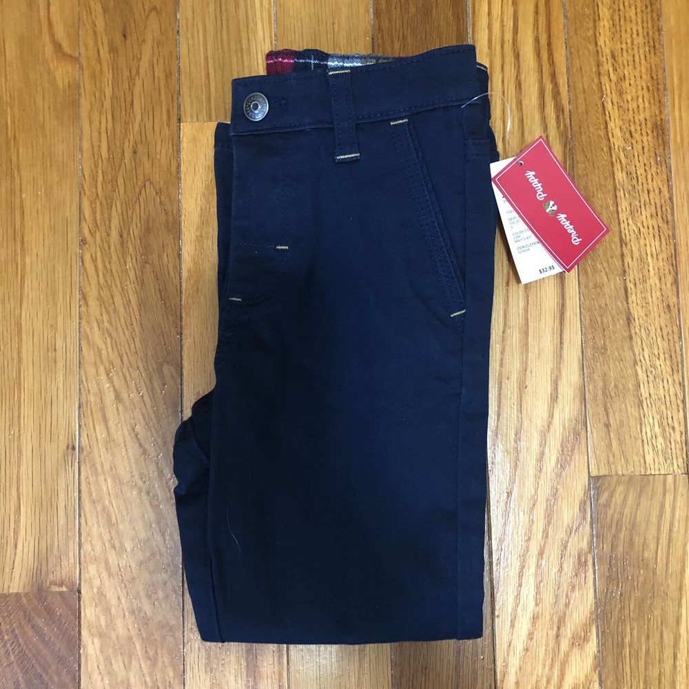 Gymboree Preppy Puppy Navy Pants, 4T, NWT
